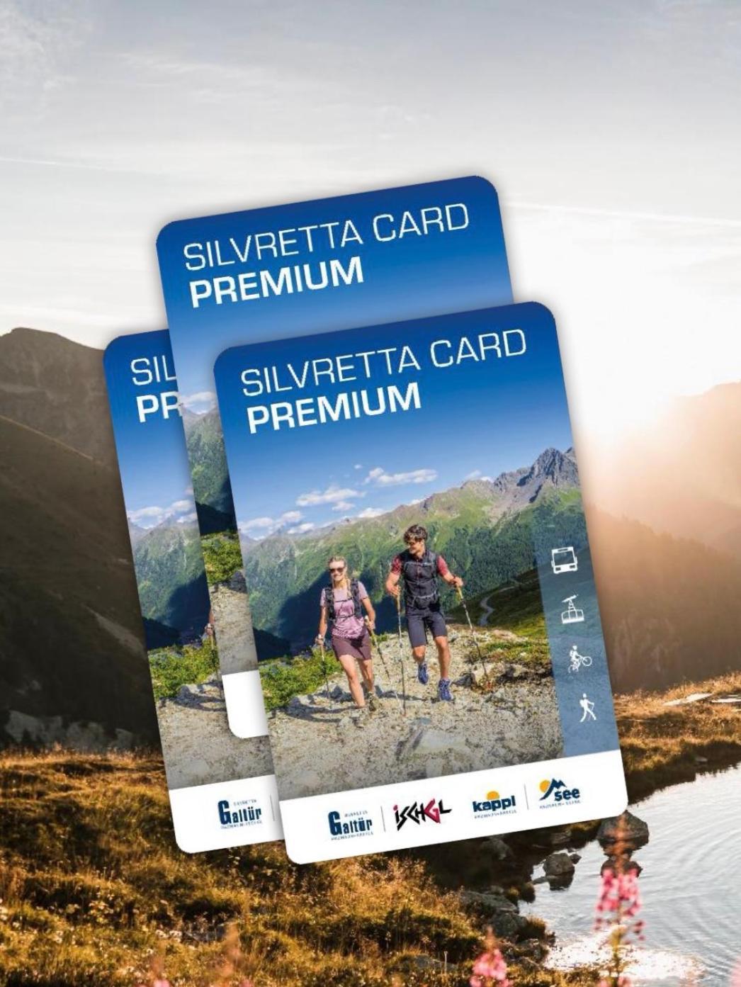 Apart Scharler Mit Silvretta Card See Exterior foto